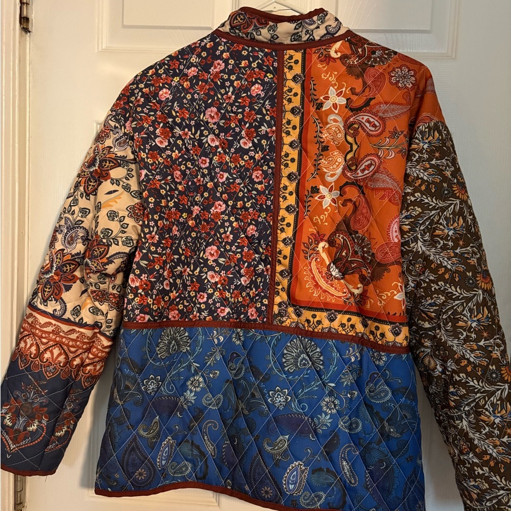 Floral Patchwork Quilted Jacket - Picture 2 of 5